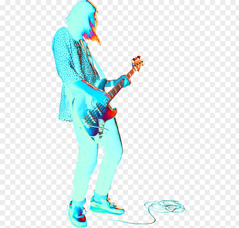 Cw Guitar Microphone Turquoise PNG