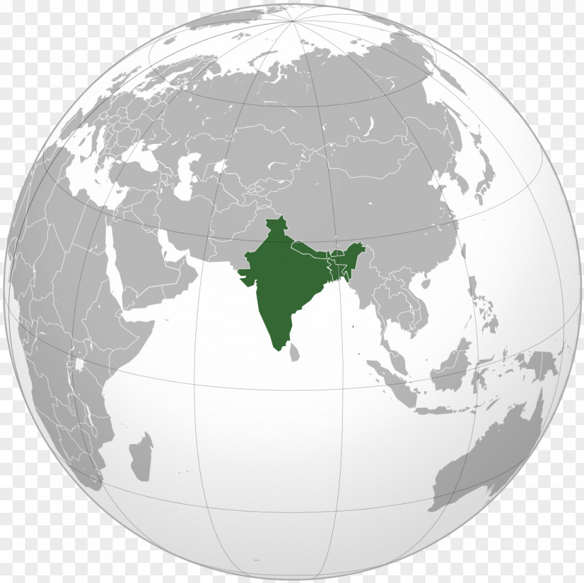 India Map Projection Orthographic Afghanistan PNG