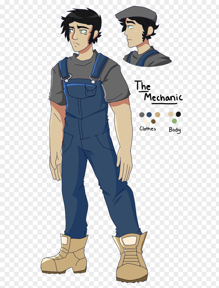 Mechanic Shop Costume Design Outerwear Uniform PNG