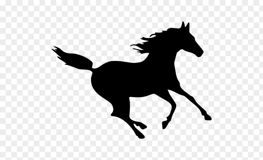 Pay New Year's Call American Quarter Horse Gallop Silhouette Clip Art PNG