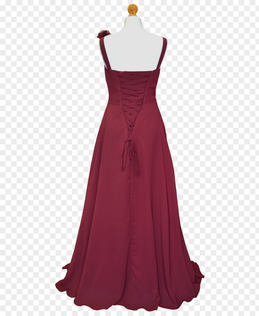 Burgundy Cocktail Dress Gown Formal Wear A-line PNG
