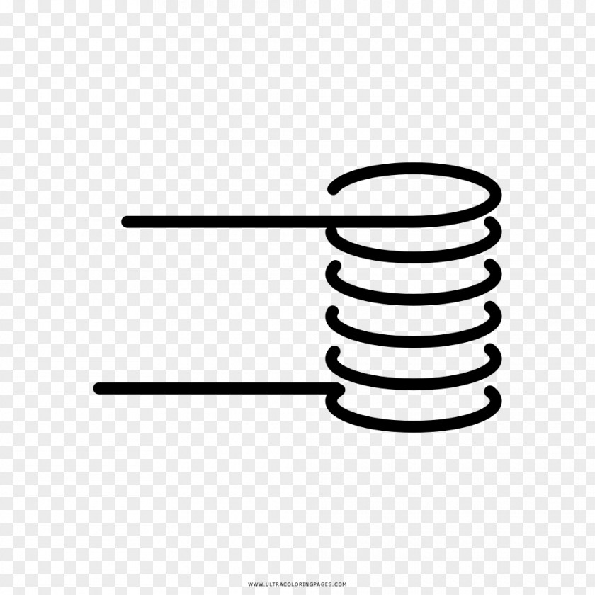 Drawing Inductor Coloring Book Electromagnetic Coil PNG