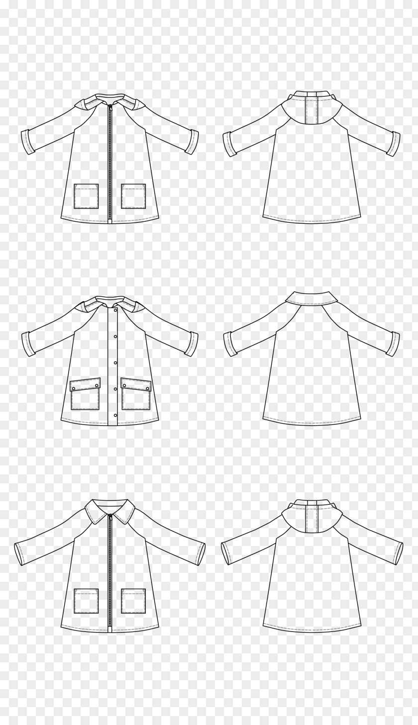 Pepper Aniseed Pattern Sleeve Raincoat Jacket PNG