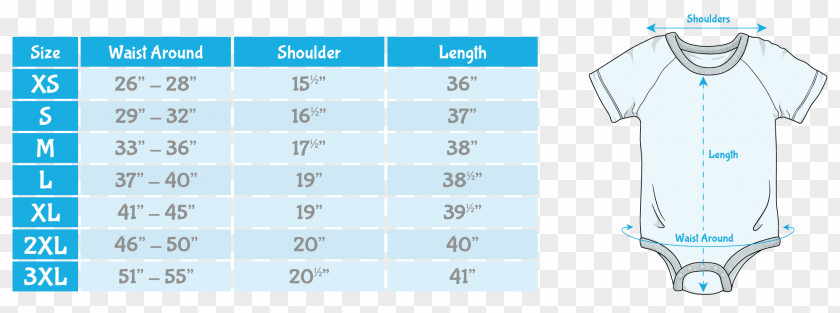 Size Chart Design Elements Clothing Service Manufacturing Online Shopping PNG