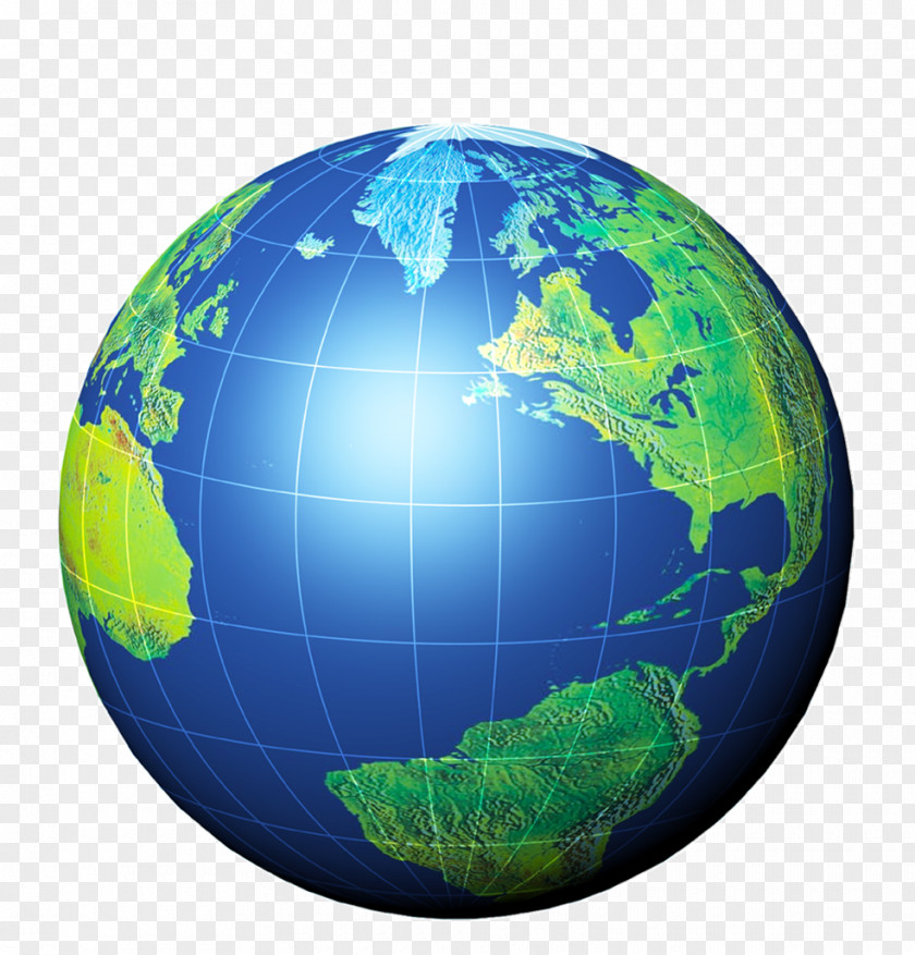 Blue Earth Euclidean Vector PNG