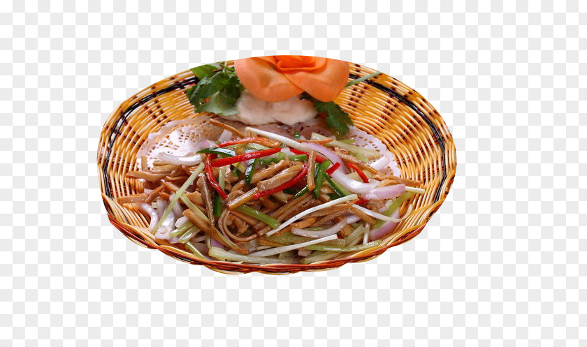 Colorful Home Fry King Lo Mein Yakisoba Download PNG