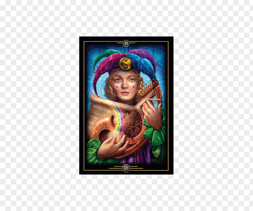 Oracle Of Visions The Gilded Tarot Playing Card Jester PNG