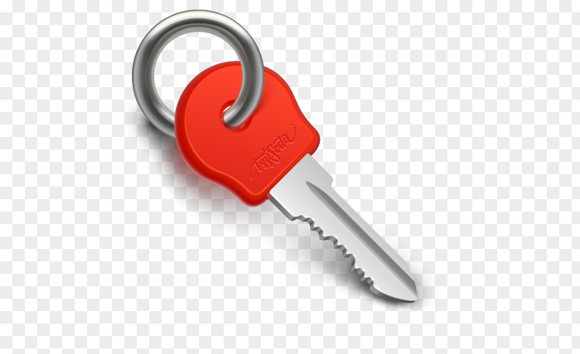 Red Key Icon Apple Image Format PNG