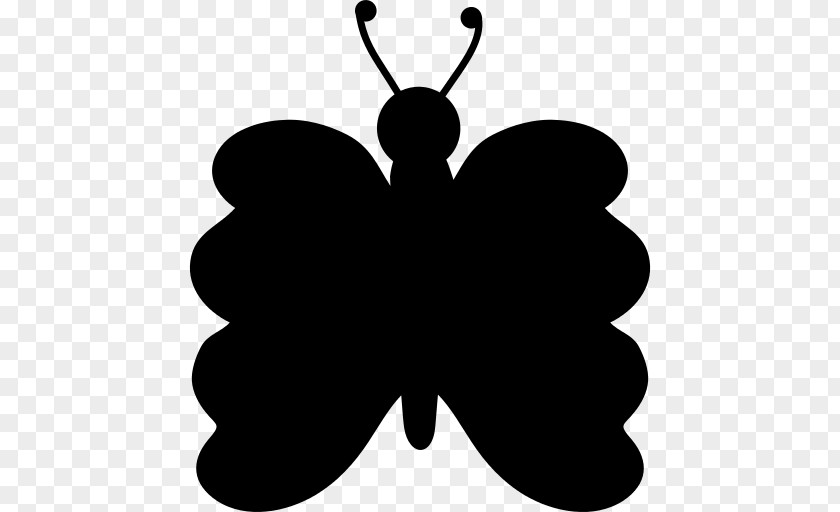 Wing Blackandwhite Butterfly Cartoon PNG