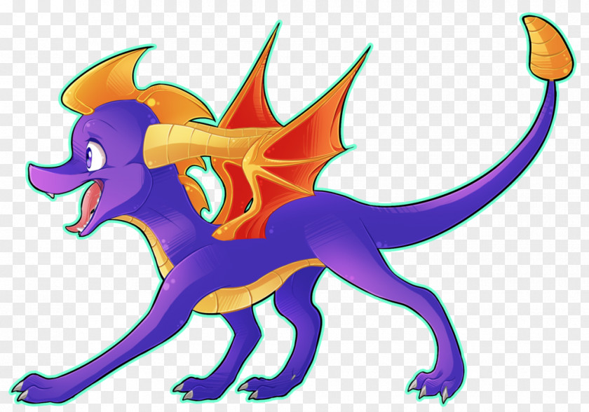 Dragon Cartoon Line Art Spyro PNG