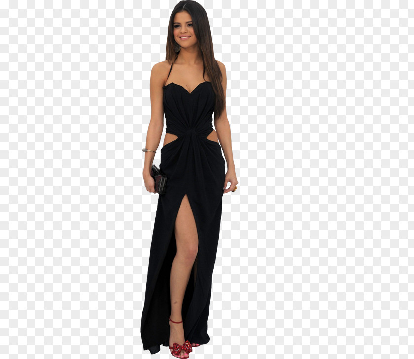 Little Black Dress 2011 Billboard Music Awards Shoulder Gown PNG black dress Gown, selena gomez clipart PNG