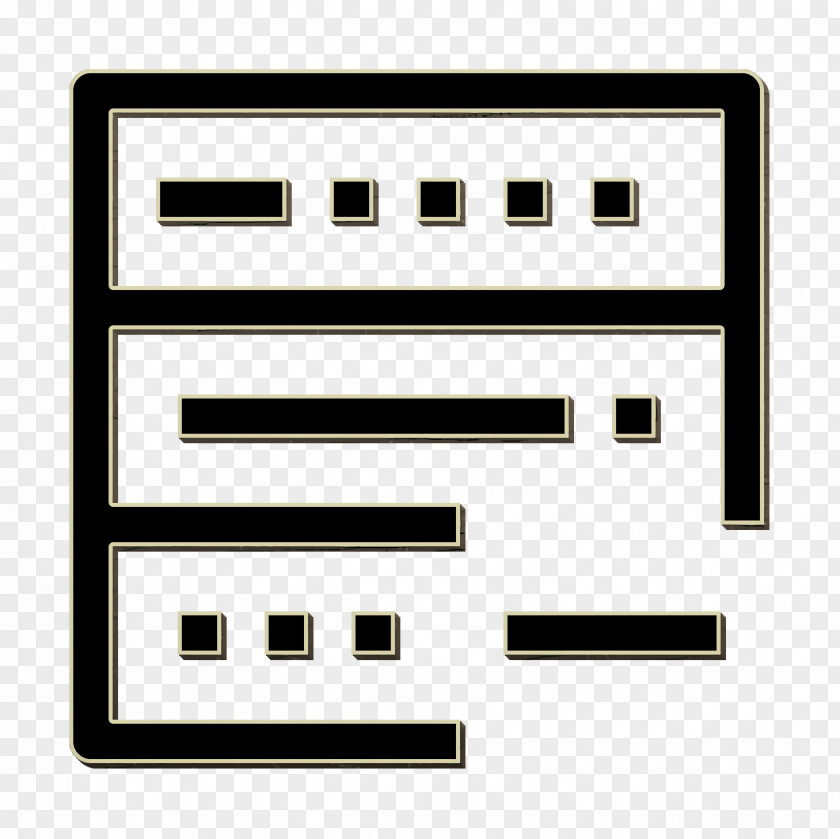 Rectangle Technology App Icon Essential Server PNG