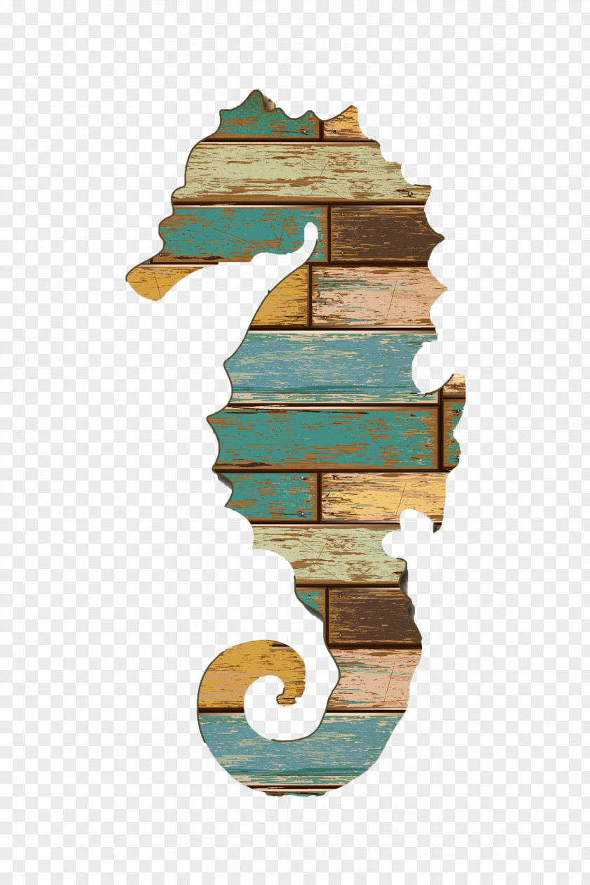 Wood Color Hippocampus Clip Art PNG