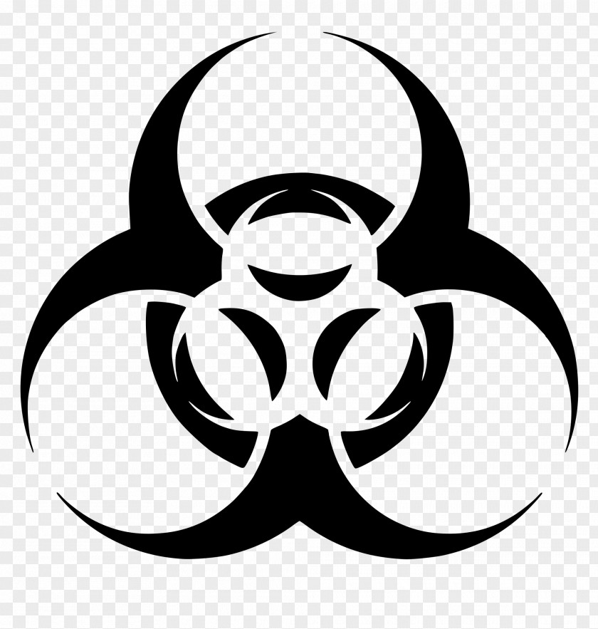 Biological Hazard Zombie Apocalypse Symbol PNG hazard apocalypse symbol, zombie clipart PNG