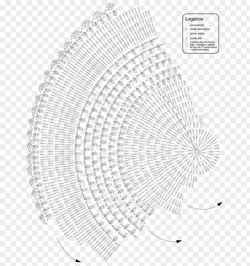 Carpet Table Crochet Rope Pattern PNG