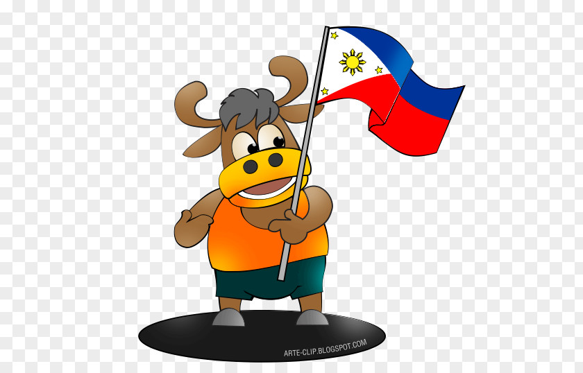 Creative Philippines Carabao Cartoon Caricature Clip Art PNG