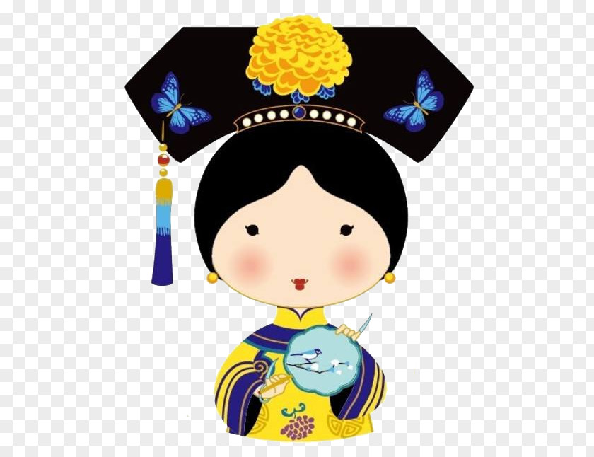 Cute Cartoon Qinggong Goddess Hoxe0ng Hu1eadu U5a18u5a18 PNG