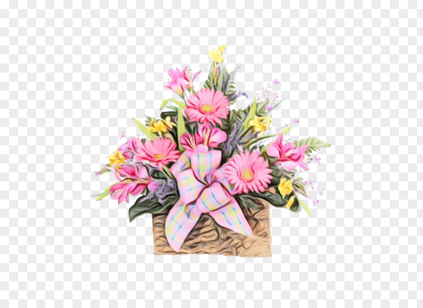 Flower Bouquet Cut Flowers Pink Plant PNG