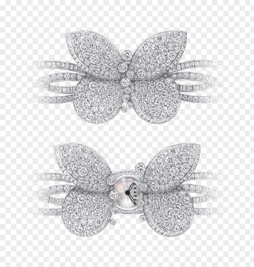 Butterfly Graff Diamonds Brooch Jewellery PNG