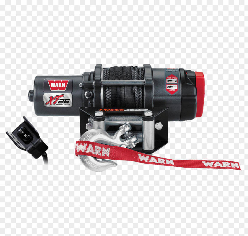 Car Warn Industries All-terrain Vehicle Winch Motorcycle PNG