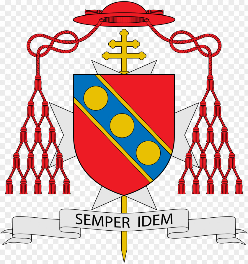 Coat Of Arms Santa Lucia Del Gonfalone Cardinal His Eminence Pope PNG