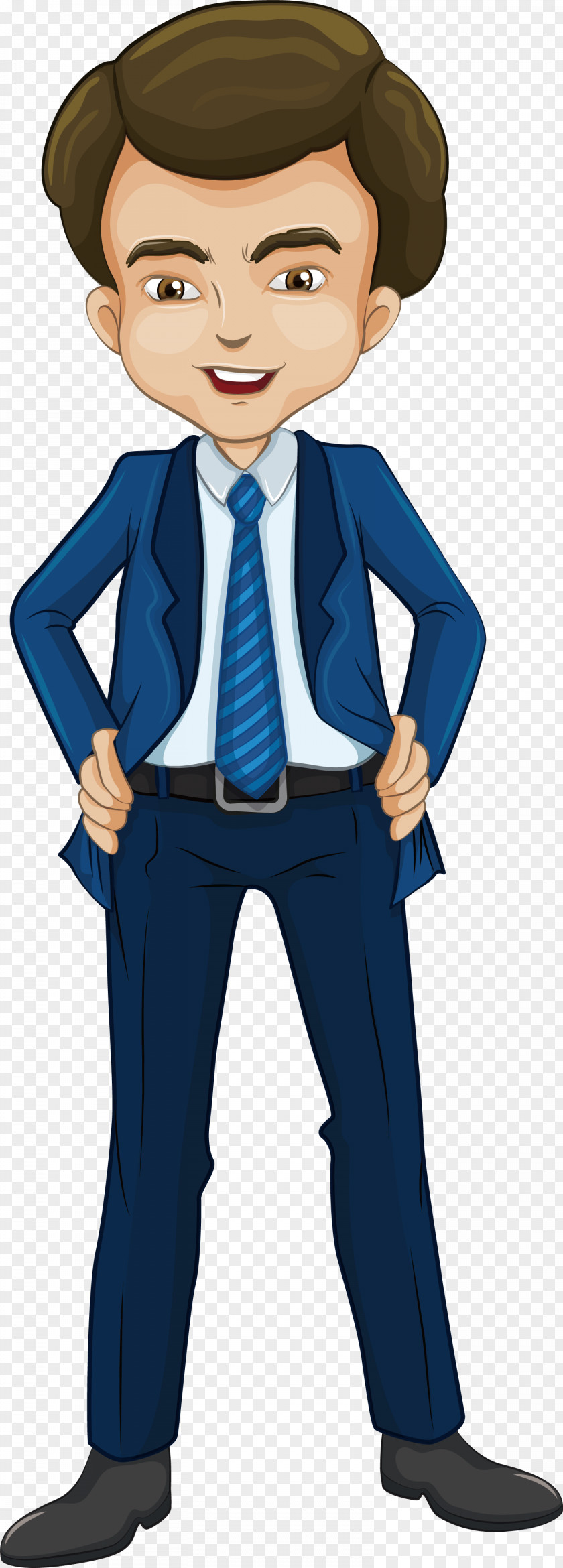 Smiling Man Businessperson Clip Art PNG