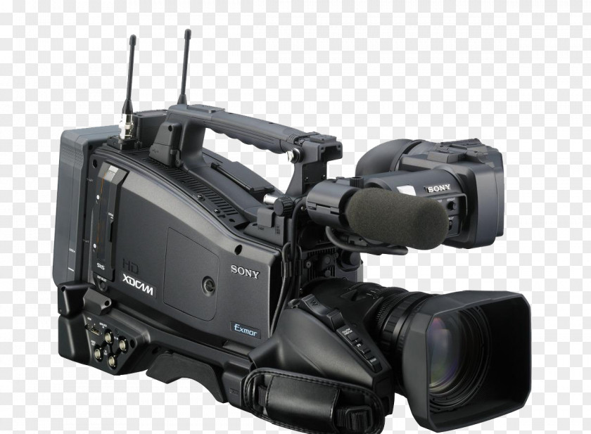 Camera,black Sony PMW-EX1 Camcorder XDCAM HD PNG