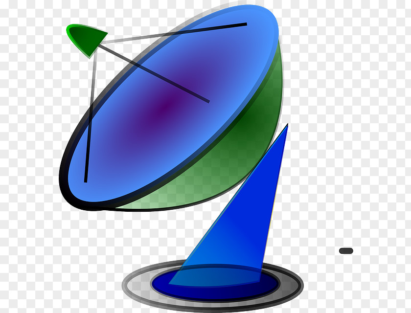 Cartoon Computer Satellite Dish Aerials Communications Clip Art PNG