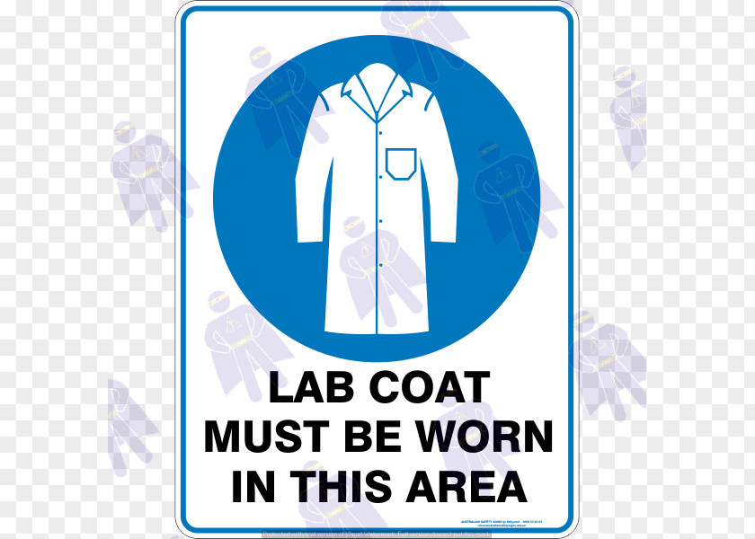 Lab Coat Mandatory Sign Safety Warning Personal Protective Equipment PNG