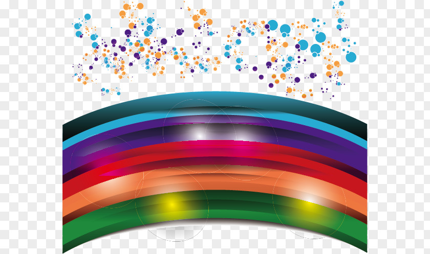 Rainbow Poster Illustration PNG