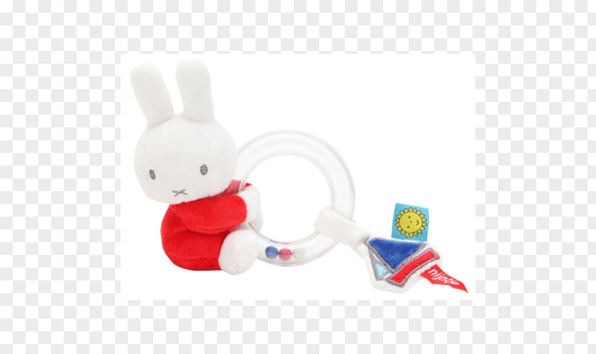 Toy Miffy Miffi Baby Rattle Blue PNG