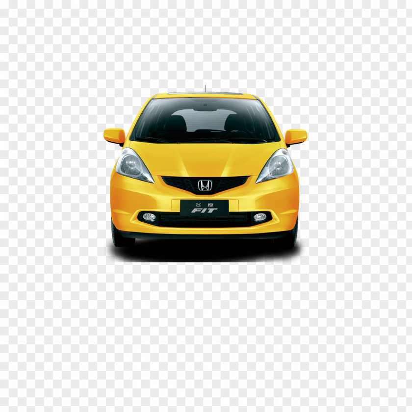 Yellow Honda Car Fit Guangqi Suzuki Swift PNG