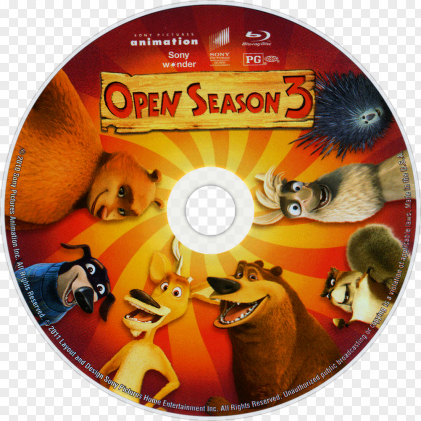 Dvd DVD YouTube Blu-ray Disc Open Season Film PNG