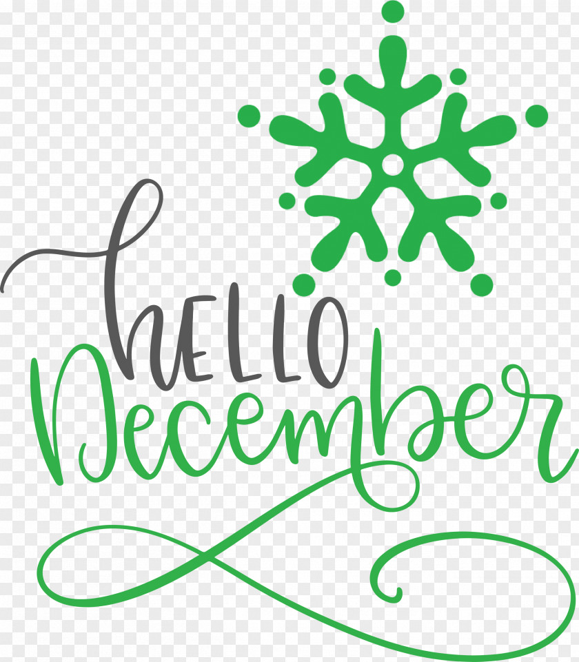 Hello December Winter PNG