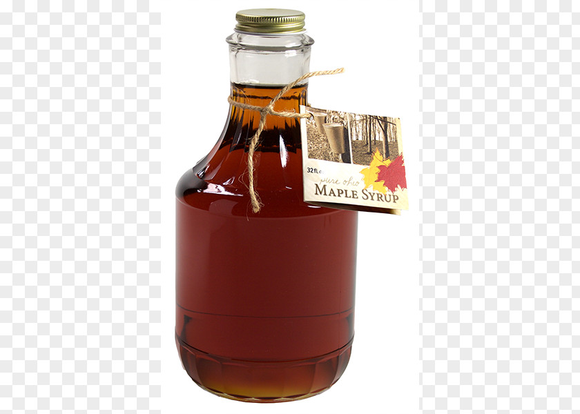Maple Syrup Liquid Bottle PNG