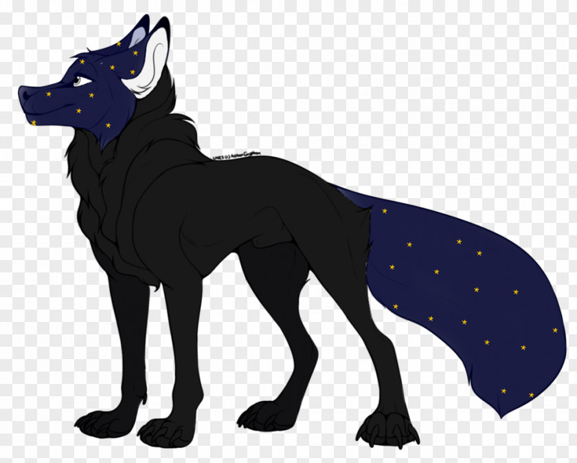 Starry Night Dog Breed Adoption Pet Character PNG