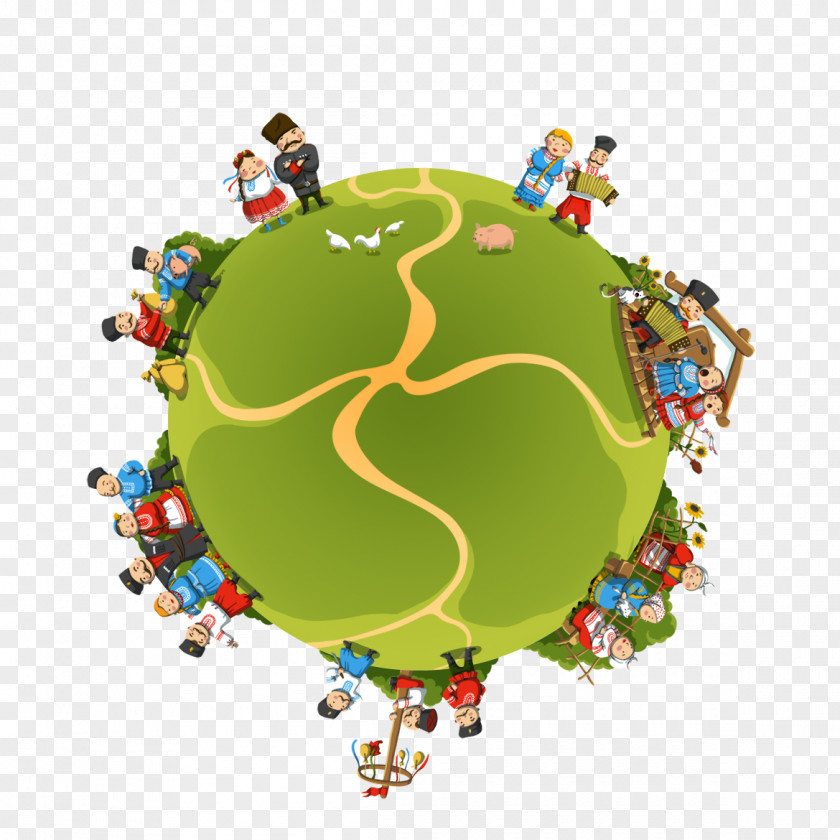 Circle World Recreation PNG