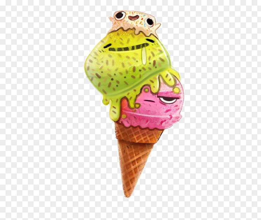 Ice Cream Drawing Painting Illustration Image PNG