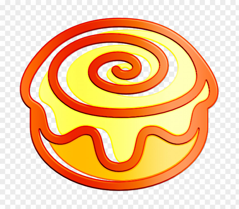 Linear Color Food Set Icon Cake PNG
