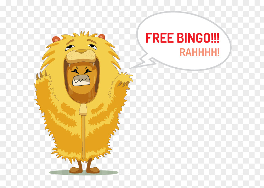 Lion Big Cat Cartoon PNG