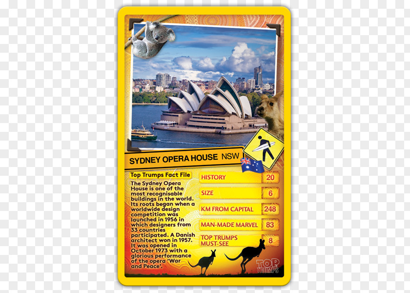 Sydney Opera House Melbourne Darling Harbour Port Jackson Top Trumps PNG