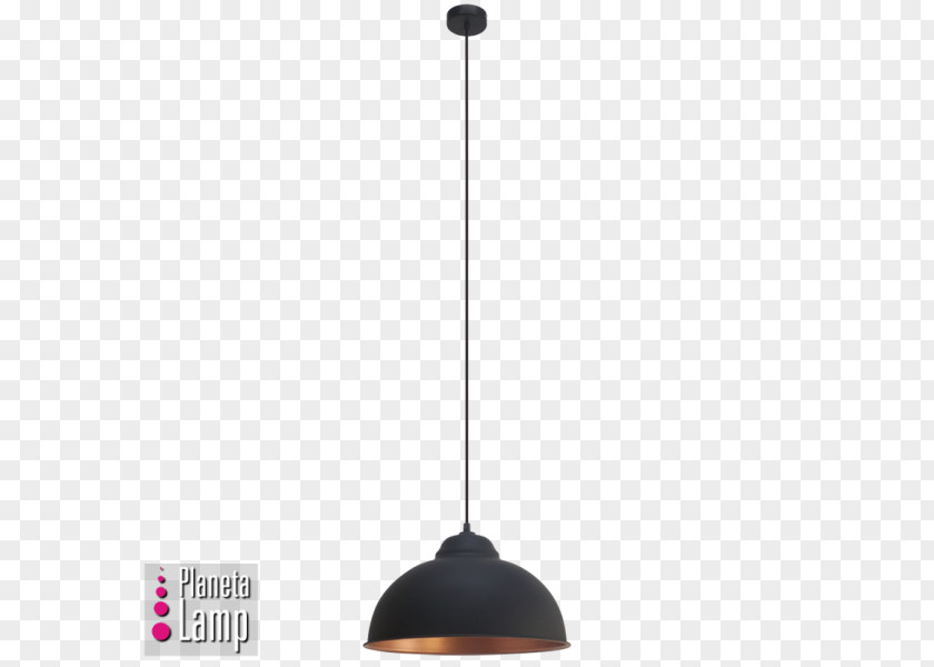 The Lamp Is Hung Light Fixture Chandelier EGLO Copper PNG