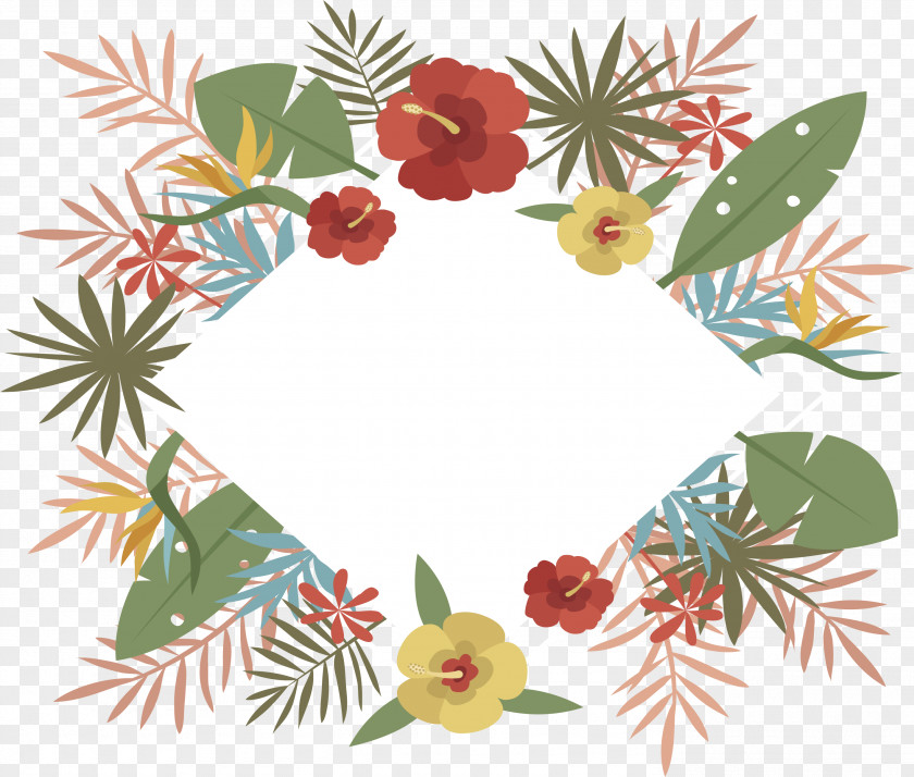 Arts Fan Summer Flower Heading Box Floral Design The PNG