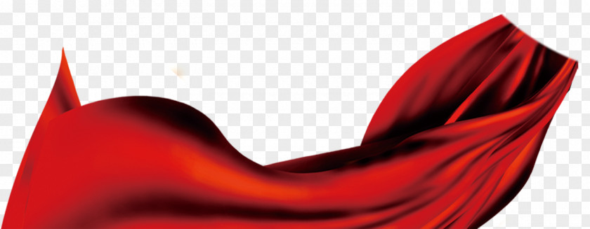 Decorative Red Satin Sateen PNG