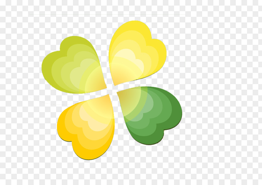 Free Creative Pull The Four-leaf Clover PNG