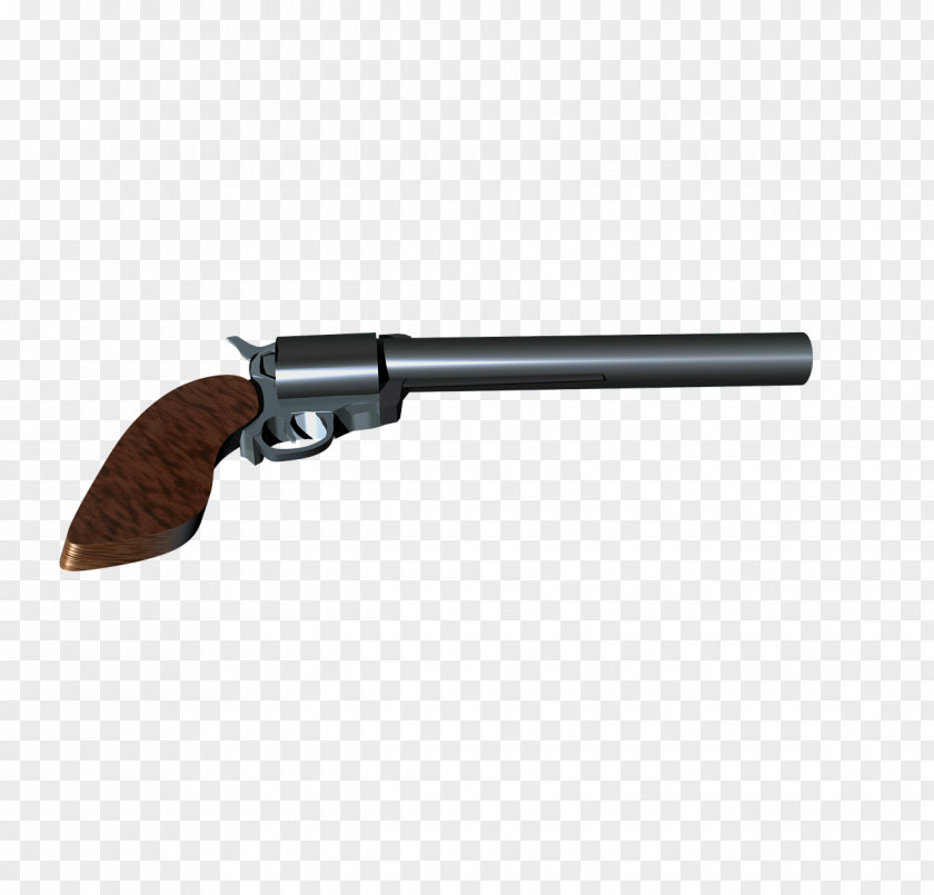 Hand Gun Weapon Revolver Remington Model 1858 Muzzleloader Barrel PNG