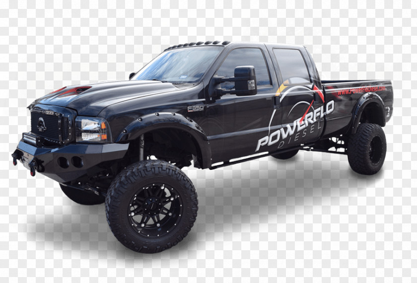 Pickup Truck Tire Car PowerFlo Diesel PNG