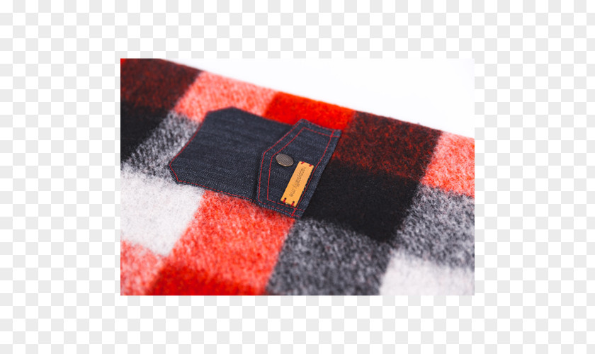 Plaid Coat Wool Rectangle RED.M PNG