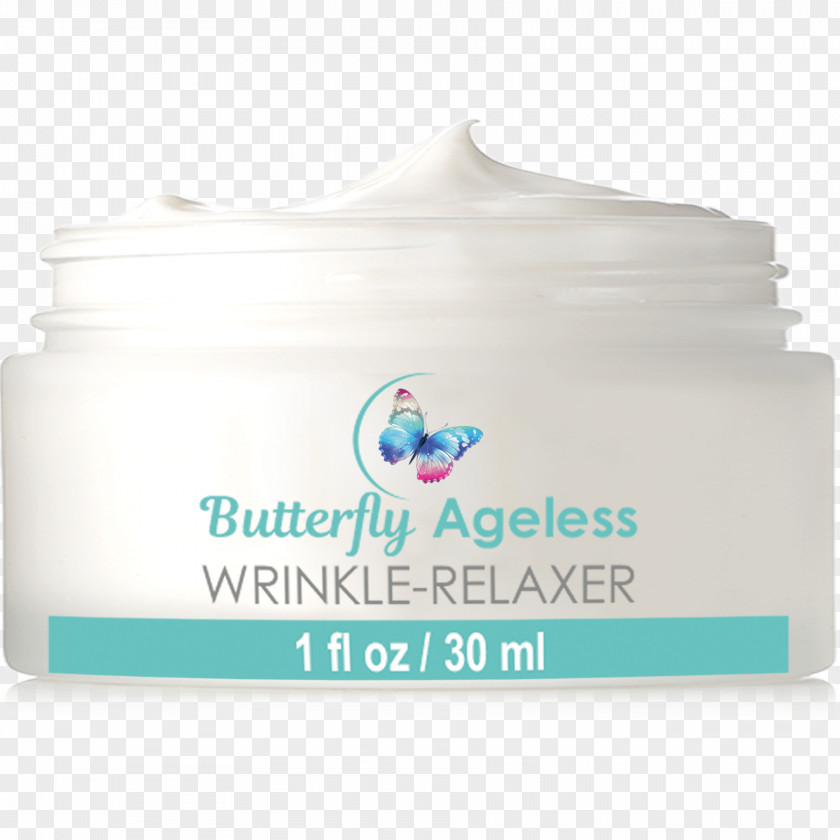 Bottle Butterfly Cream Product PNG
