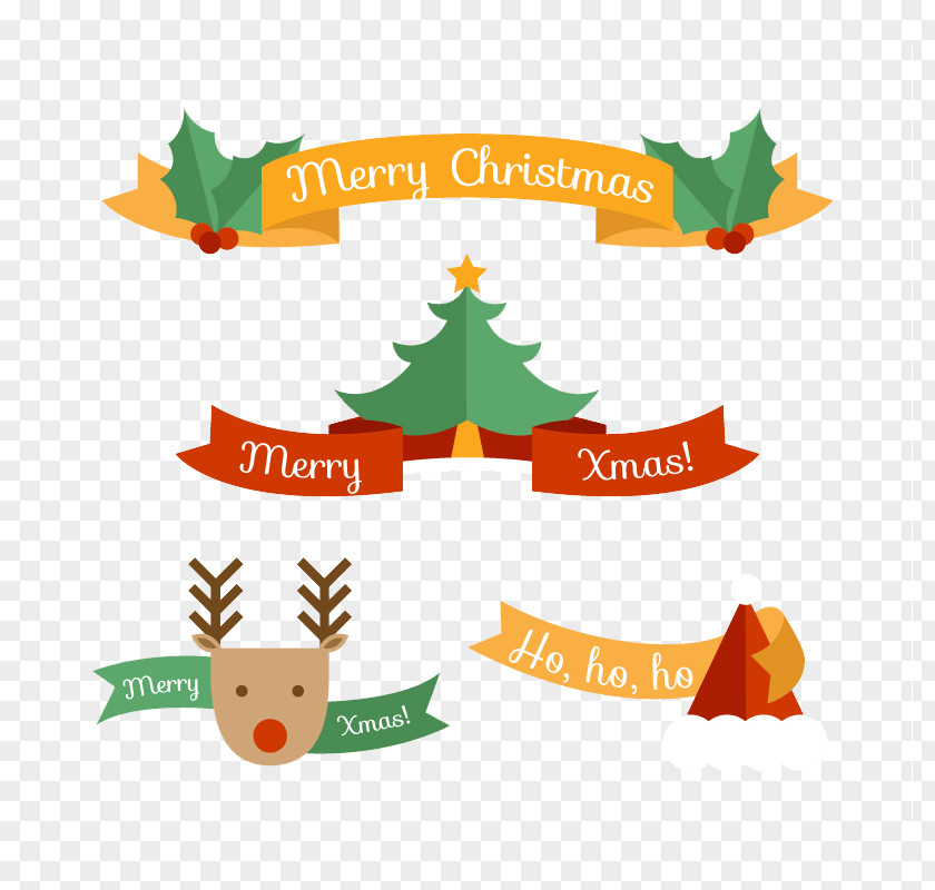 Christmas Banners PNG